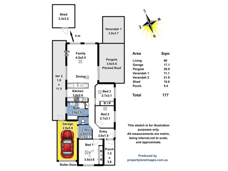 10 Halbert Court, Andrews Farm SA 5114 Floorplan