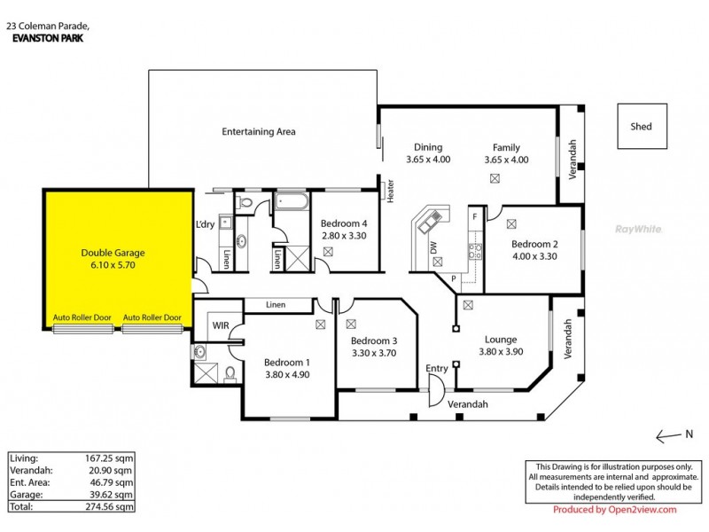 23 Coleman Parade, Evanston Park SA 5116 Floorplan