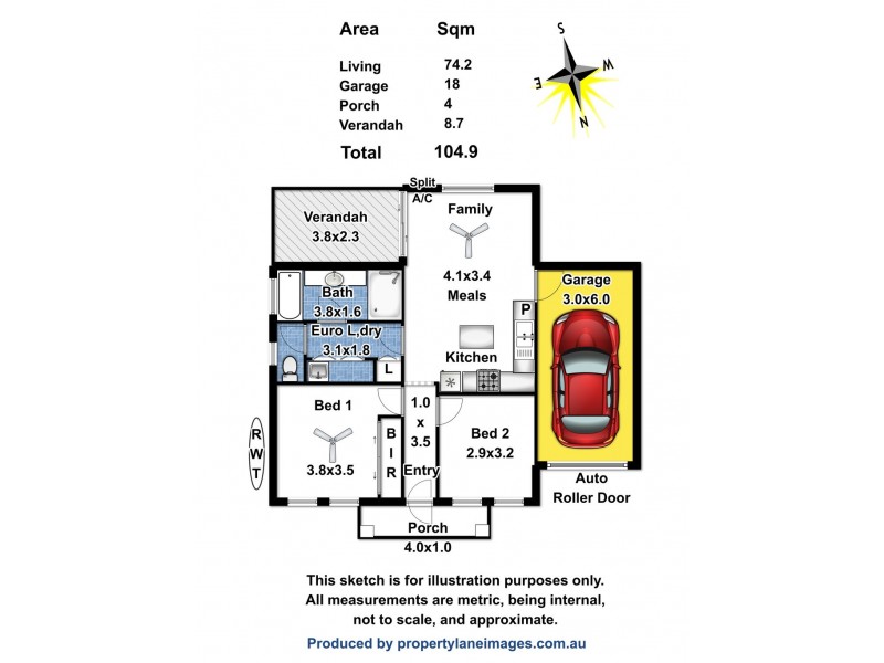 17 Roberts Crescent, Smithfield Plains SA 5114 Floorplan