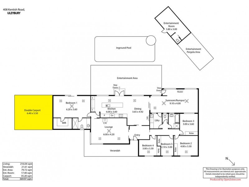 408 Kentish Road, Uleybury SA 5114 Floorplan