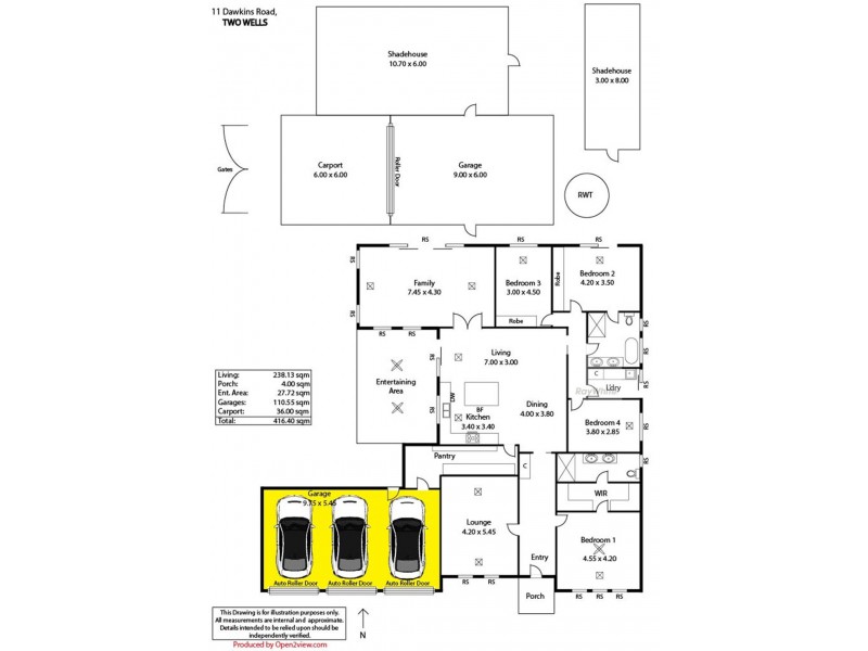 11 Dawkins Road, Two Wells SA 5501 Floorplan