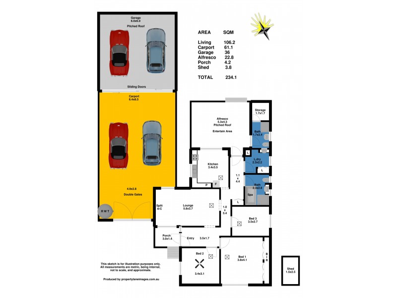 18 Phelps Street, Elizabeth East SA 5112 Floorplan
