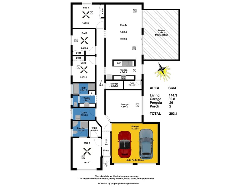 25 Klauber Street, Lyndoch SA 5351 Floorplan