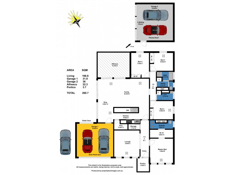1 Rose Court, Gawler East SA 5118 Floorplan