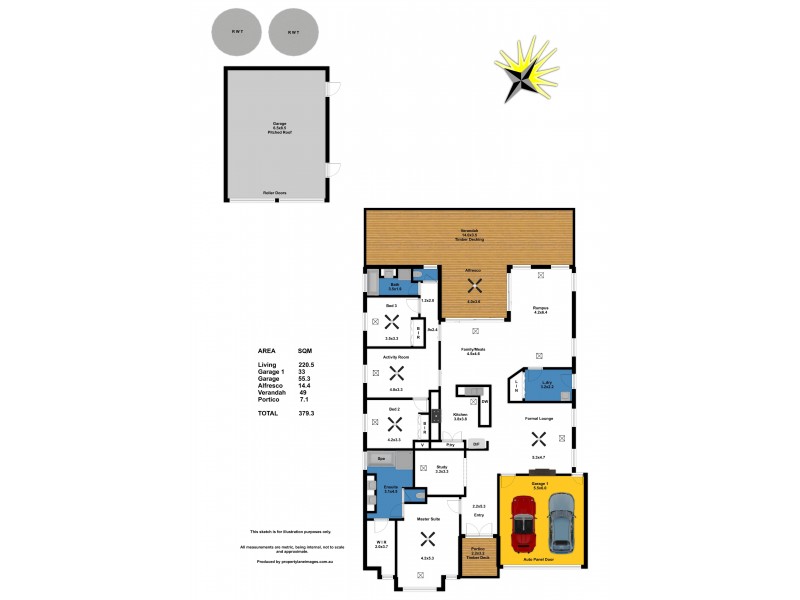 5 Schliebs Road, Stockwell SA 5355 Floorplan