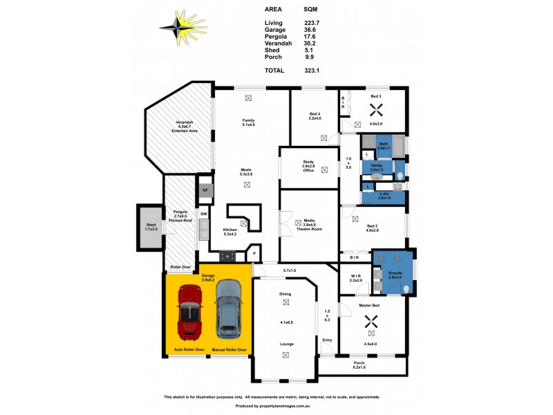 6 Denison Court, Hewett SA 5118 Floorplan