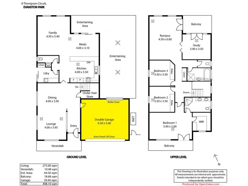 8 Thompson Circuit, Evanston Park SA 5116 Floorplan