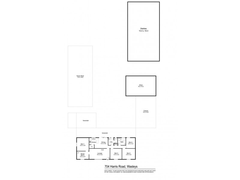 704 Harris Road, Wasleys SA 5400 Floorplan