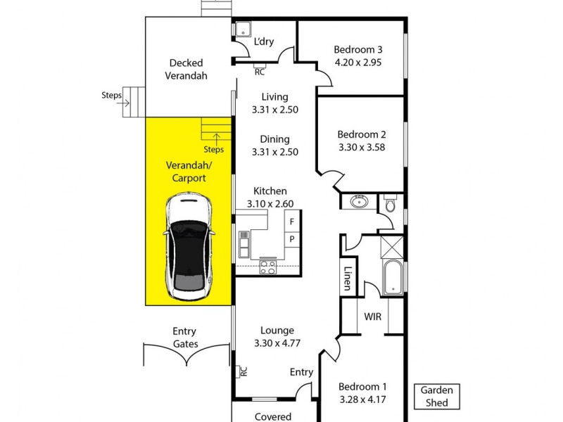 16 Warner Court, Sandy Creek SA 5350 Floorplan