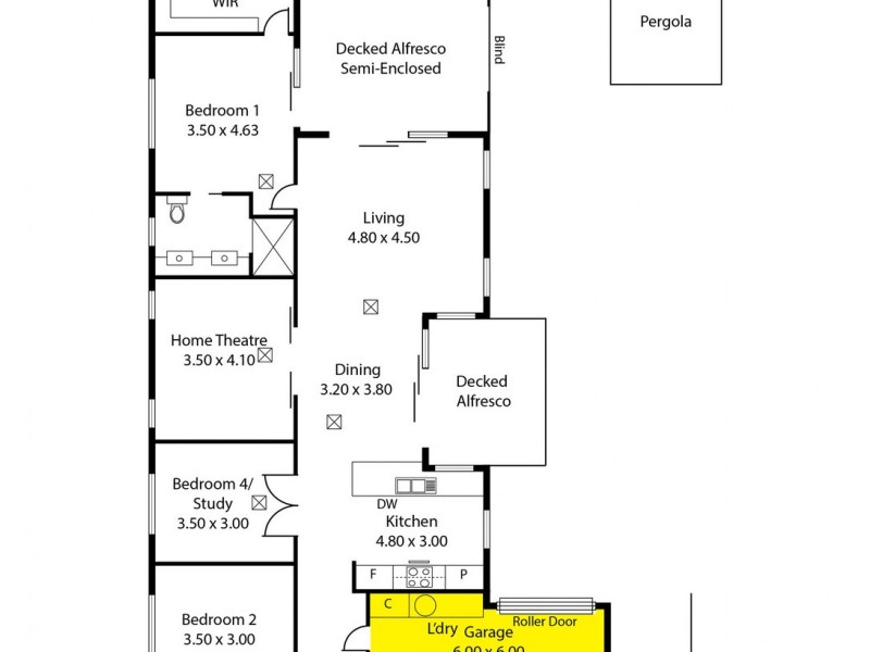 106 Kingfisher Drive, Hewett SA 5118 Floorplan