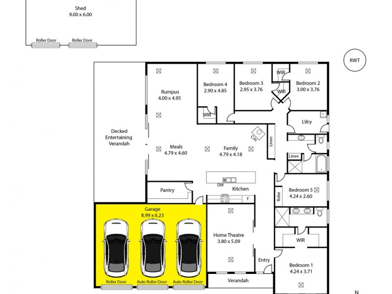 41 Fiddlewood Drive, Freeling SA 5372 Floorplan