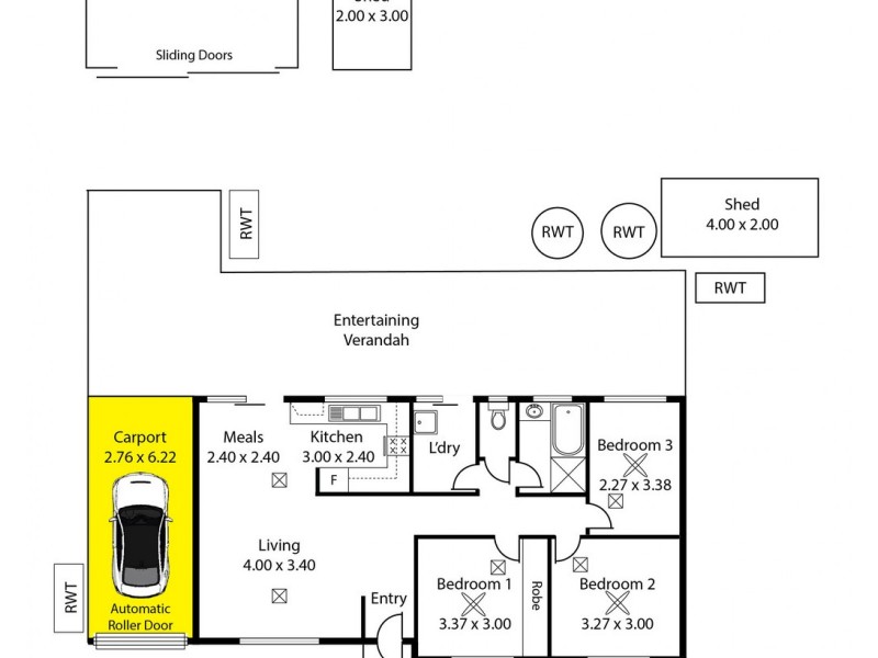 12 Rau Avenue, Evanston SA 5116 Floorplan