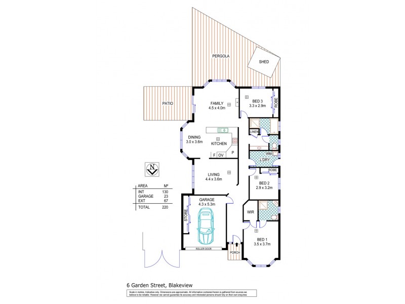 6 Garden Street, Blakeview SA 5114 Floorplan