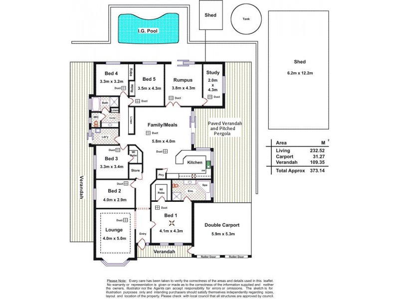 23 Meaney Drv, Freeling SA 5372 Floorplan