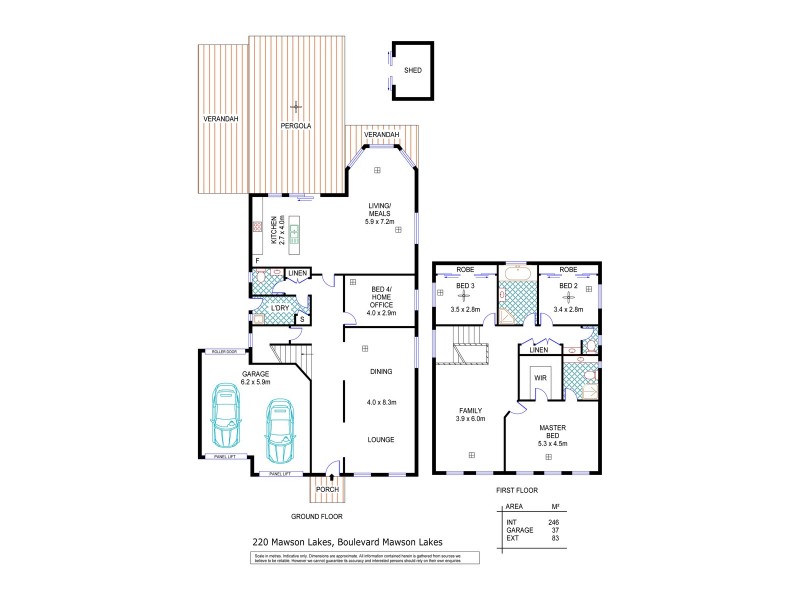 220 Mawson Lakes Blv, Mawson Lakes SA 5095 Floorplan