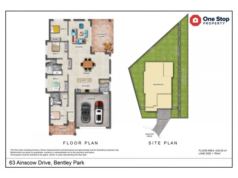 63 Ainscow Drive, Bentley Park QLD 4869 Floorplan