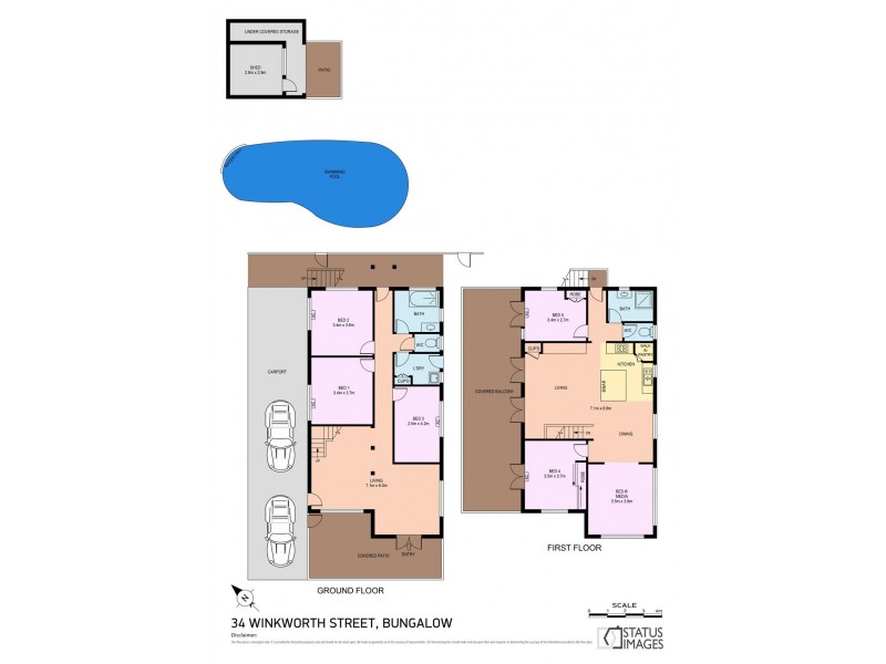 34 Winkworth Street, Bungalow QLD 4870 Floorplan