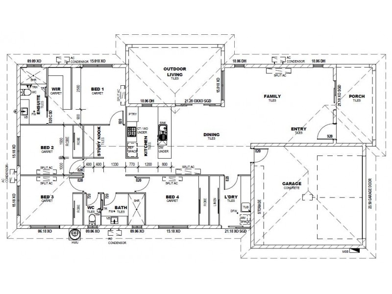 46 Ainscow Drive, Bentley Park QLD 4869 Floorplan