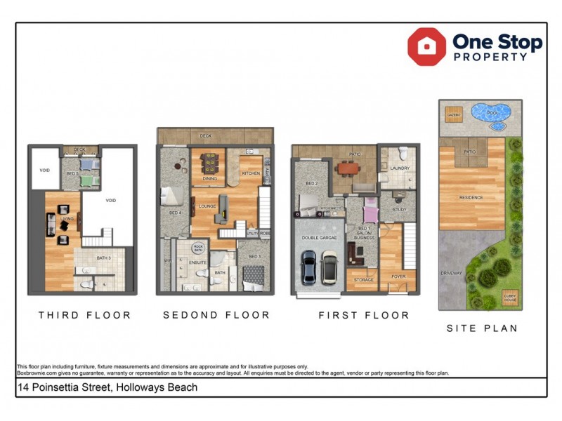 14 Poinsettia Street, Holloways Beach QLD 4878 Floorplan