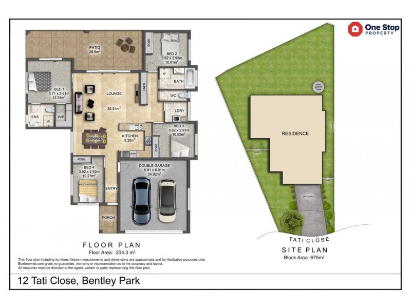 12 Tati Close, Bentley Park QLD 4869 Floorplan