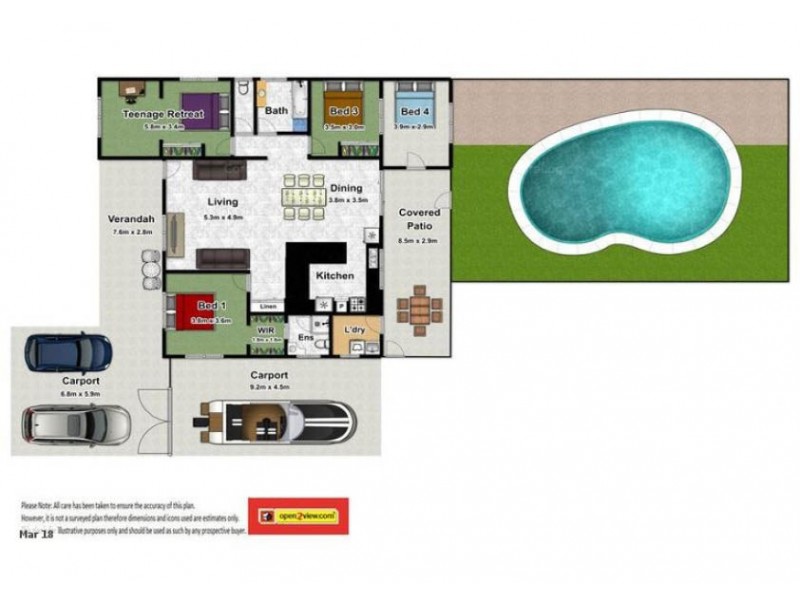 78 Wistaria Street, Holloways Beach QLD 4878 Floorplan