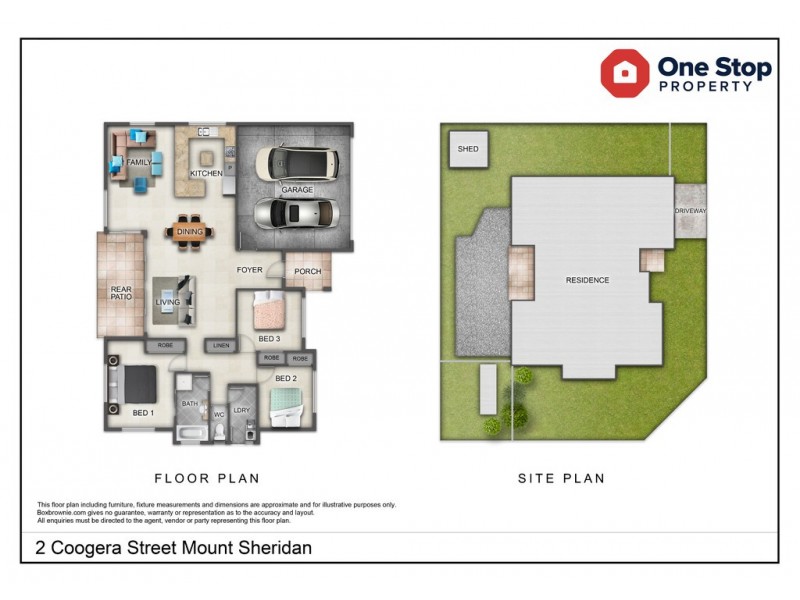 2 Coogera Street, Mount Sheridan QLD 4868 Floorplan