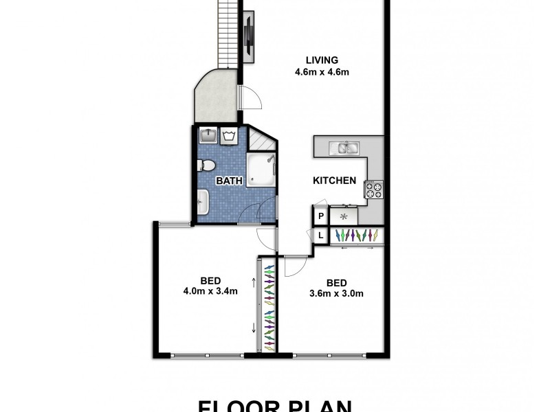 28/1-19 Poinciana Street, Holloways Beach QLD 4878 Floorplan