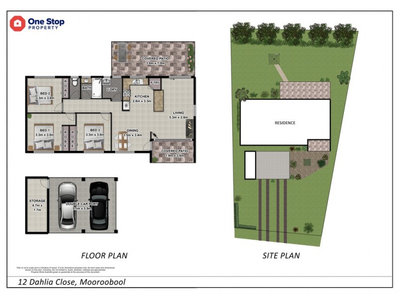 12 Dahlia Close, Mooroobool QLD 4870 Floorplan