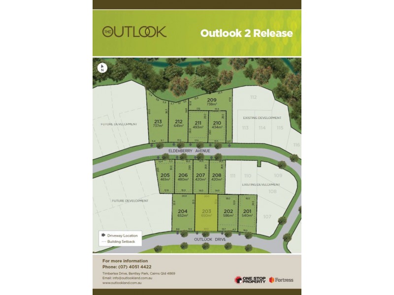 Lot 203 Outlook Drive, Bentley Park QLD 4869 Floorplan