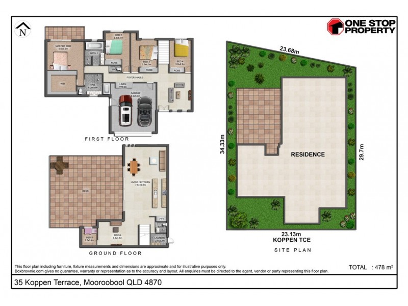 35 Koppen Terrace, Mooroobool QLD 4870 Floorplan