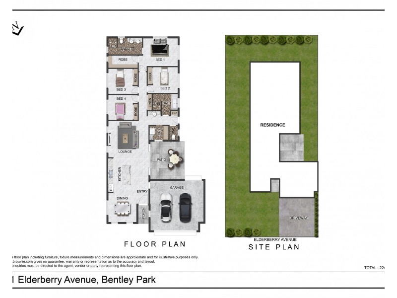 11 Elderberry Avenue, Bentley Park QLD 4869 Floorplan