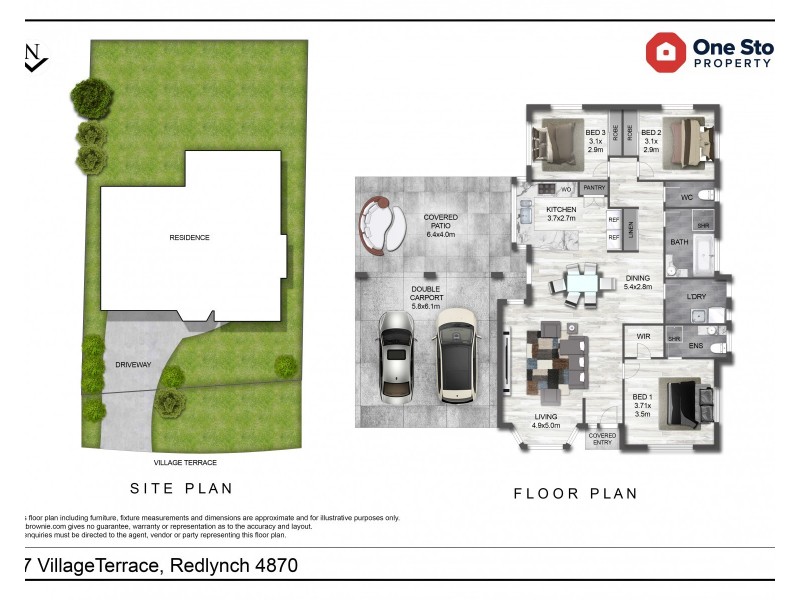 37 Village Terrace, Redlynch QLD 4870 Floorplan