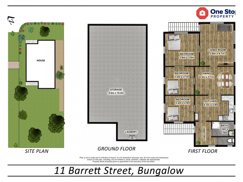 11 Barrett Street, Bungalow QLD 4870 Floorplan
