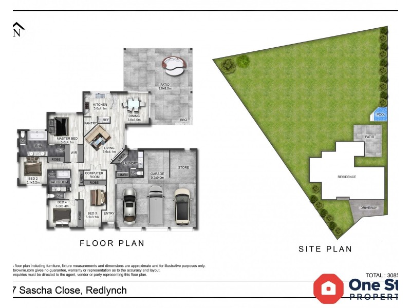 17 Sascha Close, Redlynch QLD 4870 Floorplan