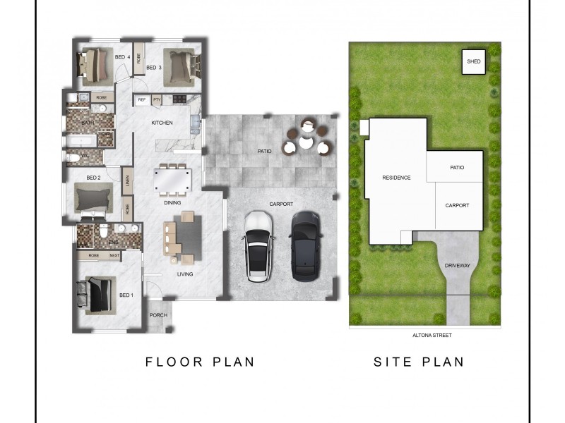 4 Altona Street, Bentley Park QLD 4869 Floorplan