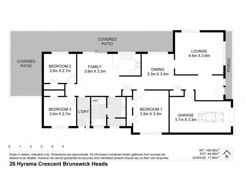 26 Hyrama Crescent, Brunswick Heads NSW 2483 Floorplan