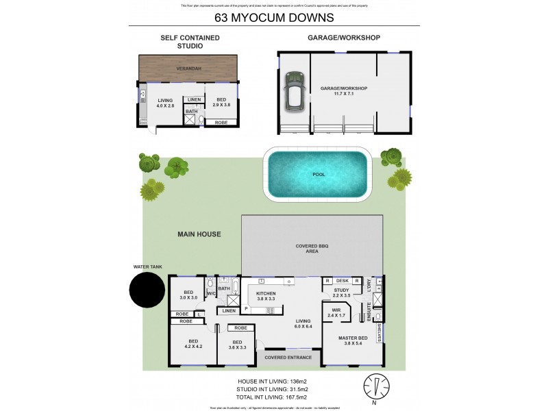 63 Myocum Downs Dr, Myocum NSW 2481 Floorplan