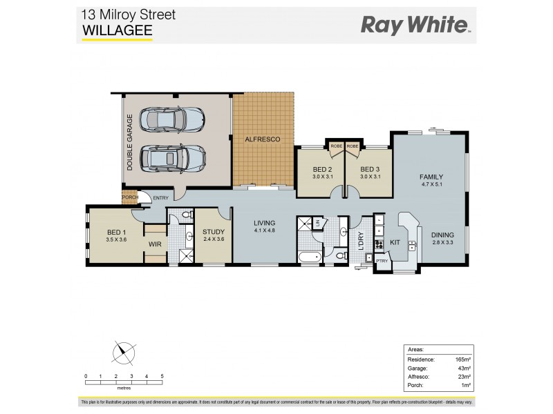 13 Milroy Street, Willagee WA 6156 Floorplan