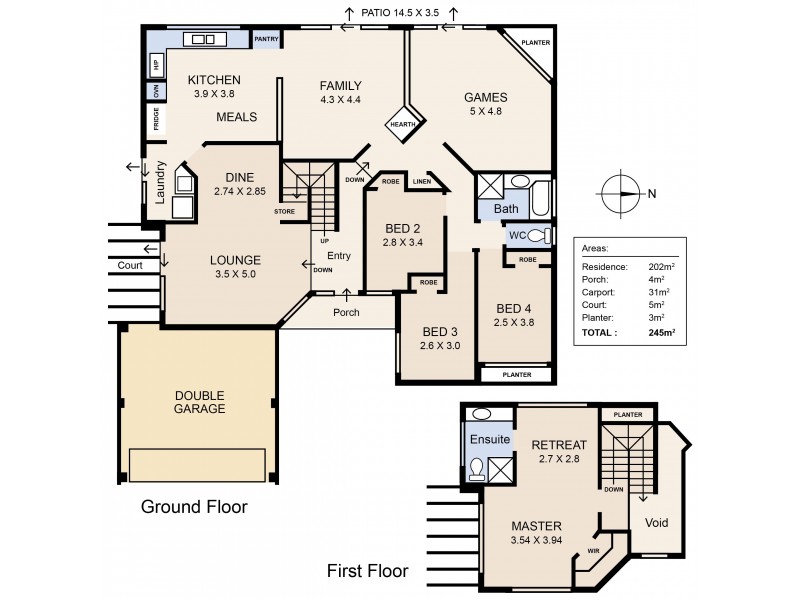 27 Stewart Way, Kardinya WA 6163 Floorplan