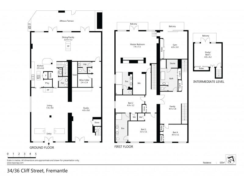 34-36 Cliff Street, Fremantle WA 6160 Floorplan