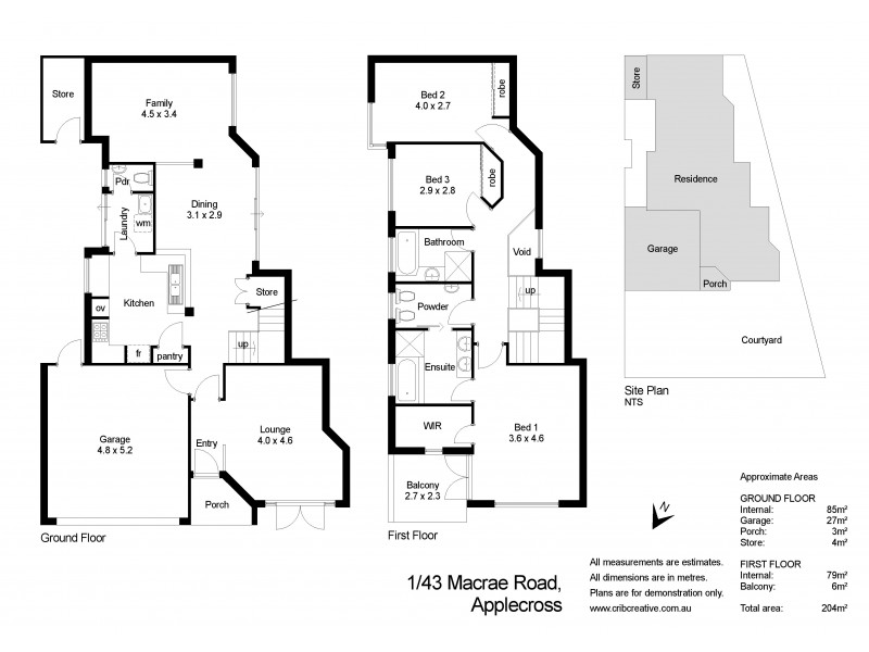 1/43 Macrae Rd, Applecross WA 6153 Floorplan