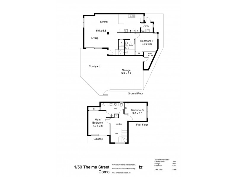 1/50 Thelma St, Como WA 6152 Floorplan