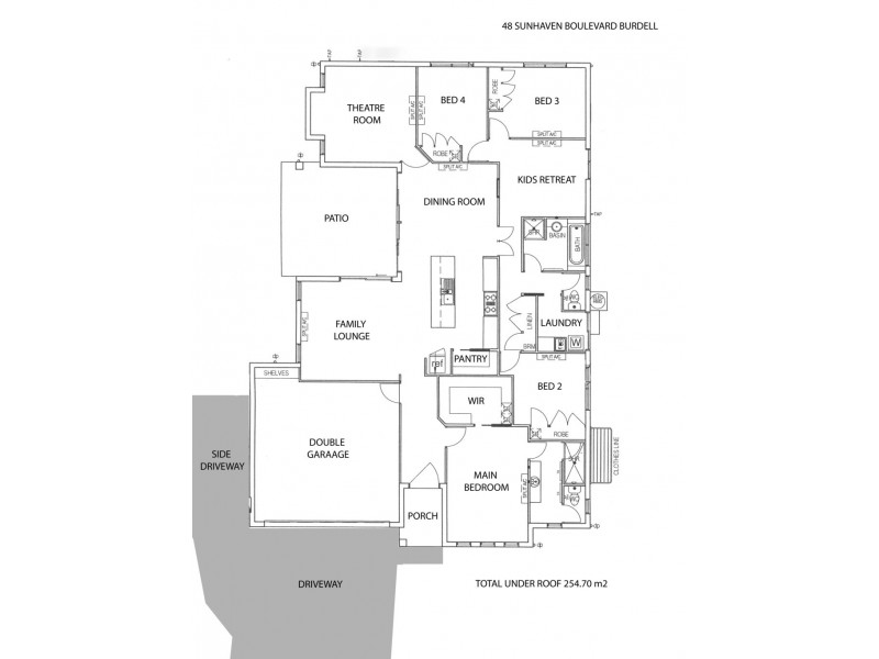 48 Sunhaven Boulevard, Burdell QLD 4818 Floorplan