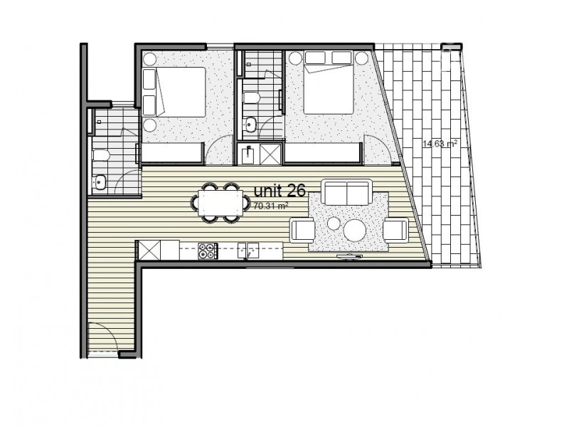 109/83 Tram Road, Doncaster VIC 3108 Floorplan