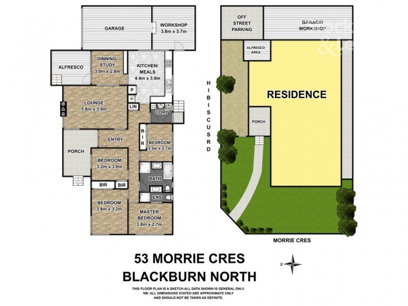 53 Morrie Crescent, Blackburn North VIC 3130 Floorplan
