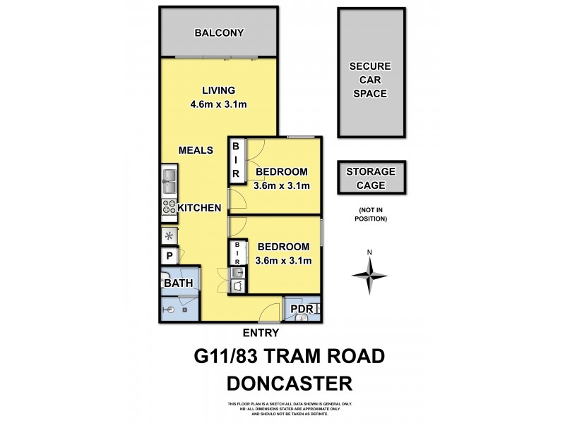 G11/83 Tram Road, Doncaster VIC 3108 Floorplan