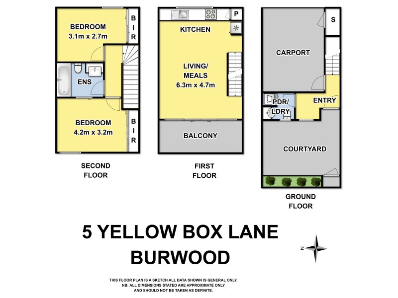 5 Yellow Box Lane, Burwood VIC 3125 Floorplan