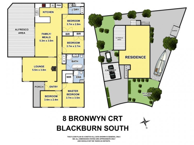 8 Bronwyn Court, Blackburn South VIC 3130 Floorplan
