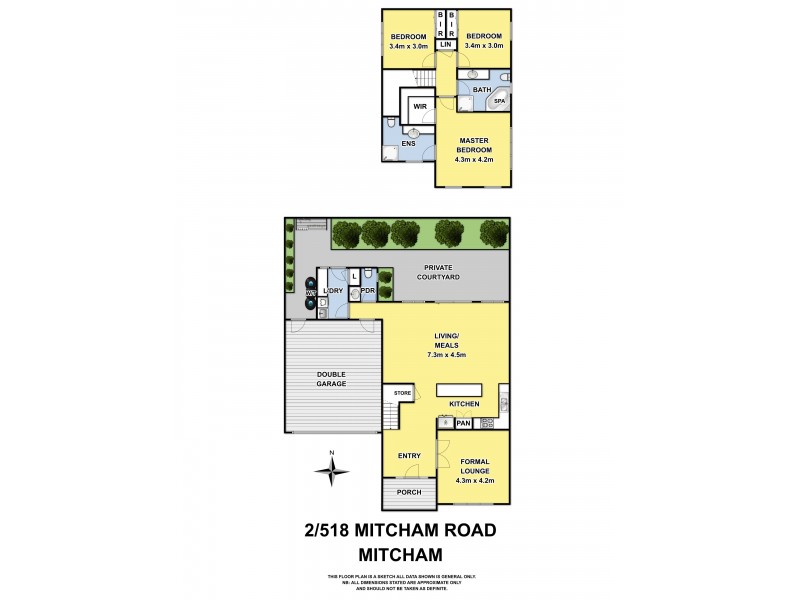 2/518 Mitcham Road, Mitcham VIC 3132 Floorplan