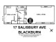 17 Salisbury Avenue, Blackburn VIC 3130 Floorplan
